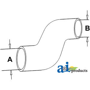 UT370207   Lower Hose---Replaces 65430C1